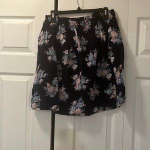 NWT LOFT xl Floral Skirt